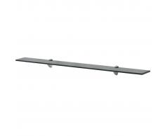vidaXL Estante flotante de cristal 100x20 cm 8 mm