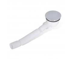 vidaXL Manguito wc flexible para el plato de ducha