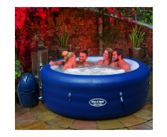 Bestway Bañera SPA hinchable y calentamiento Jacuzzi Saint Tropez 196x61cm