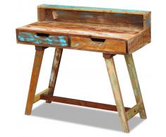 vidaXL Escritorio de madera maciza reciclada