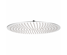 vidaXL Cabezal de ducha redondo efecto lluvia acero inoxidable 20 cm