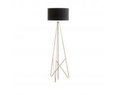 EGLO Lámpara de pie CAMPORALE cobre y negro 154 cm 39229