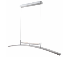 GLOBO Lámpara LED colgante DECIMUS níquel y vidrio 68146