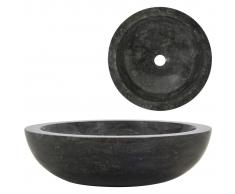 vidaXL Lavabo 40x12 cm mármol negro