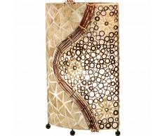 GLOBO Lámpara de mesa BALI carcasa marrón 25824T