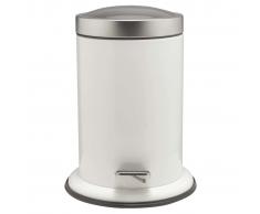 Sealskin Papelera con pedal Acero blanco 3 L 361732410