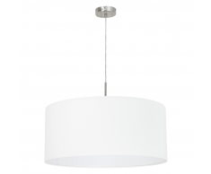 EGLO Lámpara colgante de techo, redonda Pasteri 31575, Blanco