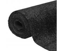 vidaXL Césped artificial 1x20 m / 7-9 mm negro