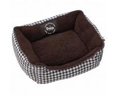 D&D Cojín cama para mascota Sweet Checker 60x50x20 cm 671/438084