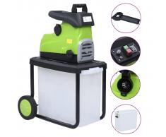 vidaXL Trituradora de jardín eléctrica con caja de recolección 2800 W