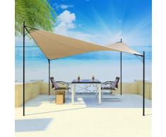 vidaXL Cenador de toldo vela 3x3 m