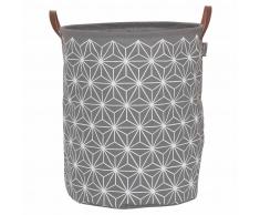 Sealskin Cesto para la ropa sucia Triangles gris 60 L 361882012