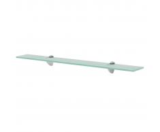 vidaXL Estante flotante de cristal 70x10 cm 8 mm