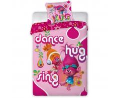 Trolls Set de funda de edredón infantil 200x140 cm DEKB291001