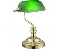 GLOBO Lámpara de mesa ANTIQUE latón verde 2491K