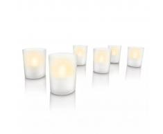 Philips Luces de vela LED 6 unidades blancas 6912660PH