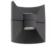 EGLO Lámpara de pared LED exterior Redondo 5 W antracita 93368
