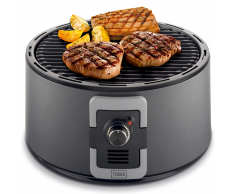 Trebs Barbacoa portátil carbón 35 cm negra con bolsa transporte 99338