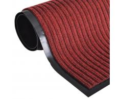 vidaXL Felpudo de entrada PVC rojo 180x240 cm