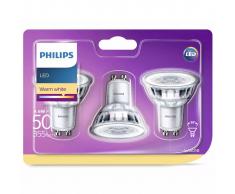 Philips Bombillas de foco LED 3 uds Classic 4,6 W 355 lm 929001215286