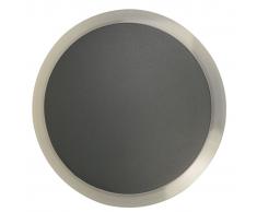 Luxform Lámpara LED de pared para jardín Barcelona negra LUX1509Z