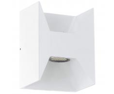 EGLO Lámpara de pared LED exterior Morino 5 W blanco 93318