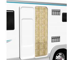 vidaXL Cortina mosquitera de chenilla beige 56x185 cm