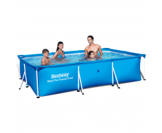 Bestway Piscina rectangular acero Steel Pro 56404 300x201x66cm