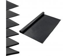 vidaXL Alfombrilla de goma antideslizante 1,2x2 m 1 mm lisa