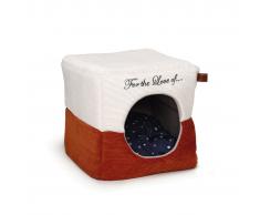 Designed by Lotte Cama cubo de gato Twicky 30x30x30 cm naranja 706712