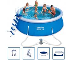Bestway Piscina redonda hinchable Fast Set, 457 x 122 cm