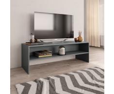 vidaXL Mueble para la televisión aglomerado gris 120x40x40cm