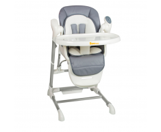 Baninni Trona/columpio plegable Ugo gris BNDT001-GY