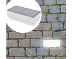 vidaXL Foco LED empotrable para el exterior, 100 x 200 x 68 mm