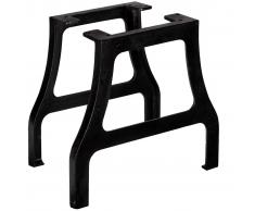 vidaXL Patas de mesa de comedor en A hierro fundido 2 unidades