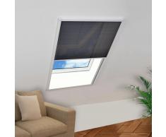 vidaXL Mosquitera plisada para ventana 160 x 80 cm