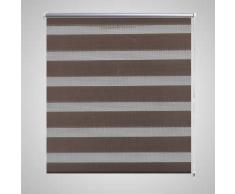 vidaXL Persiana Cebra 80 x 150 cm Café