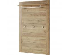 Germania Perchero pared Castera color roble Navarra 95,45x29,9x153 cm