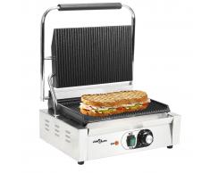 vidaXL Grill parrilla estriada 2200 W 44x41x19 cm