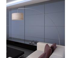 vidaXL Lámpara de pie ajustable 192 cm beige