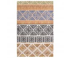 vidaXL Alfombra estampada multicolor poliéster 160x230 cm
