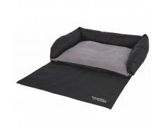 Kerbl Cama de perro para coche gris y negra 95x75x16 cm 80584