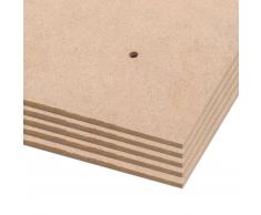 vidaXL Tablero para póster tamaño DIN A1 HDF 10 unidades 860x620x3 mm