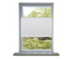 vidaXL Plisse Persiana Blanco Cortina Plisada100X100cm