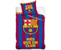 FC Barcelona Set de funda de edredón infantil 200x140 cm DEKB180820