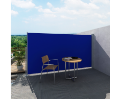 vidaXL Toldo lateral de jardín o terraza 180 x 300 cm azul