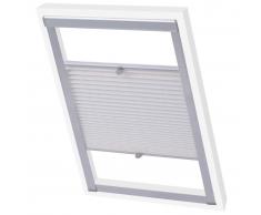 vidaXL Persiana plisada blanca S08/608