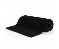 vidaXL Felpudo de fibra de coco negro 17 mm 100x400 cm