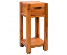 vidaXL Mesa auxiliar de madera de acacia maciza 30x30x70 cm