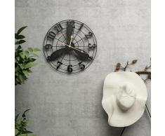 vidaXL Reloj de pared de jardín vintage 46 cm